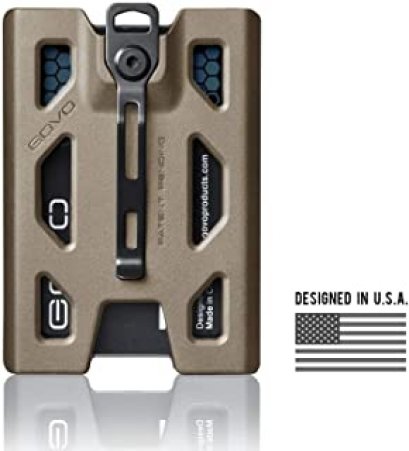 GOVO Badge Holder/Wallet (Polycarbonate) - Tan